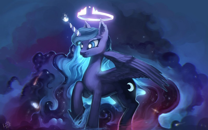 princess luna (friendship is magic and etc) created by photonoko