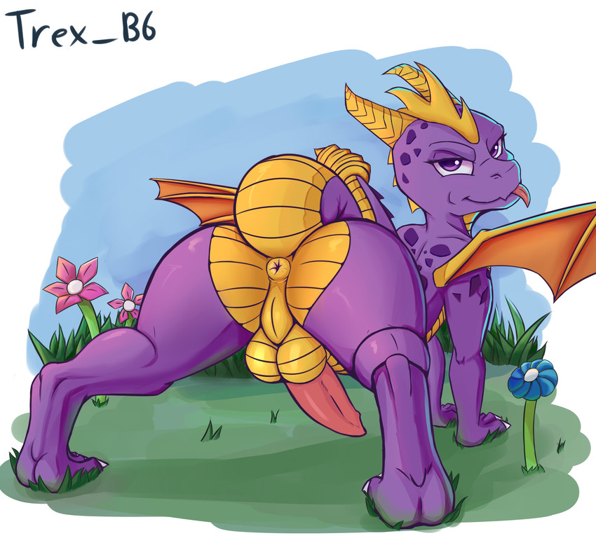 spyro (spyro the dragon and etc) created by trex b6