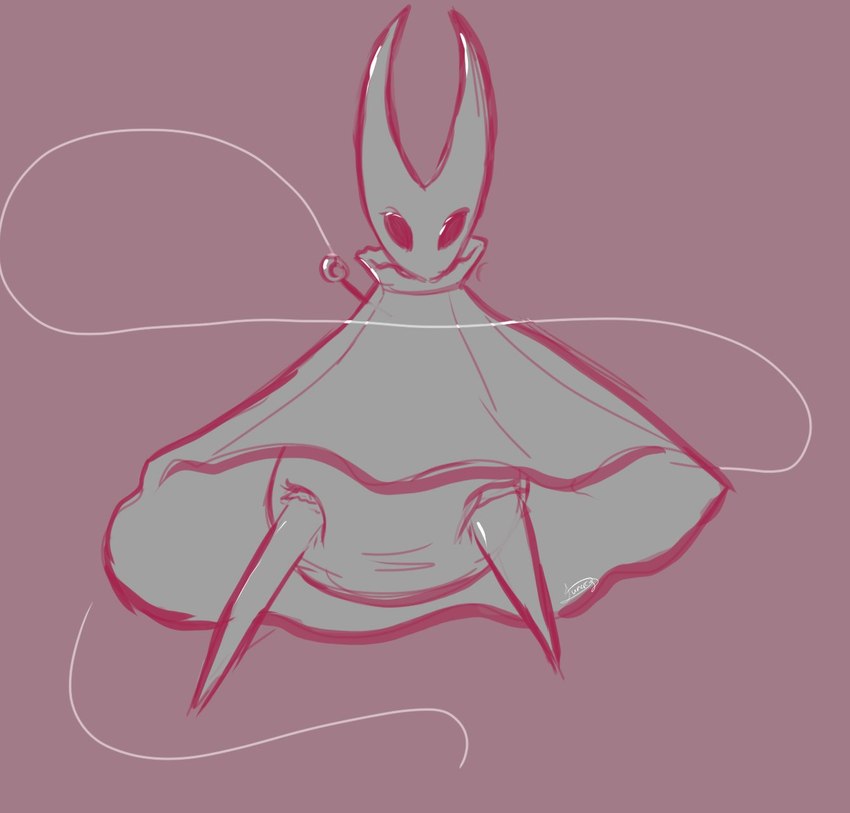 clean_diaper clothed clothing diaper diaper_fetish dress female holding_object holding_weapon looking_at_viewer simple_background solo topwear weapon wearing_diaper lunarcey hollow_knight team_cherry hornet_(hollow_knight) arthropod insect digital_media_(artwork) hi_res