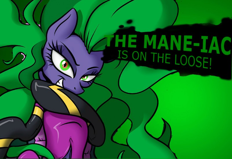 clothed clothing costume female fur green_eyes green_hair hair purple_body purple_fur solo killryde third-party_edit friendship_is_magic hasbro my_little_pony nintendo super_smash_bros. mane-iac_(mlp) power_ponies_(mlp) earth_pony equid equine horse mammal pony 2013 crossover