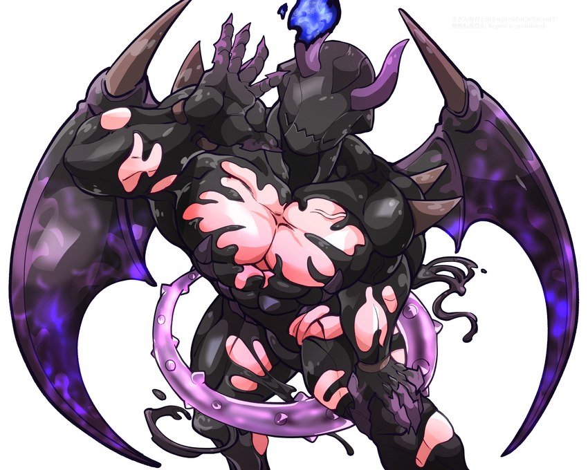 abs horn latex liquid_latex looking_at_viewer male membrane_(anatomy) membranous_wings muscular muscular_male pecs quads simple_background solo tentacles white_background wings pyc6zncwf9uvnpf lifewonders tokyo_afterschool_summoners nightgaunt monster 5:4 hi_res