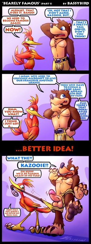 banjo and kazooie (banjo-kazooie and etc) created by bassybefuddle