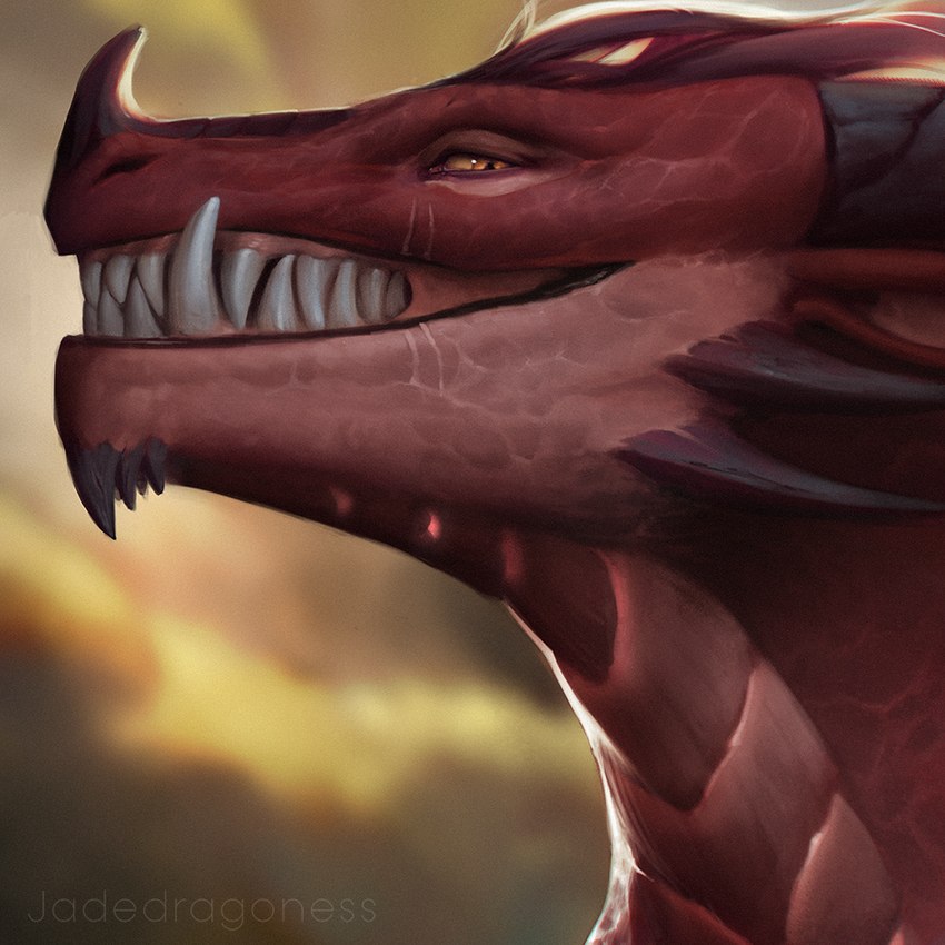 black_horn black_nose_horn cheek_spikes facial_horn facial_spikes feral horn looking_at_viewer male nose_horn orange_eyes solo spikes spikes_(anatomy) teeth yellow_sclera jadedragoness mythology entropy_(billeur) dragon mythological_creature mythological_scalie scalie 1:1 bust_portrait portrait