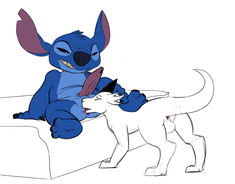 avi and stitch (lilo and stitch and etc) created by jerseydevil