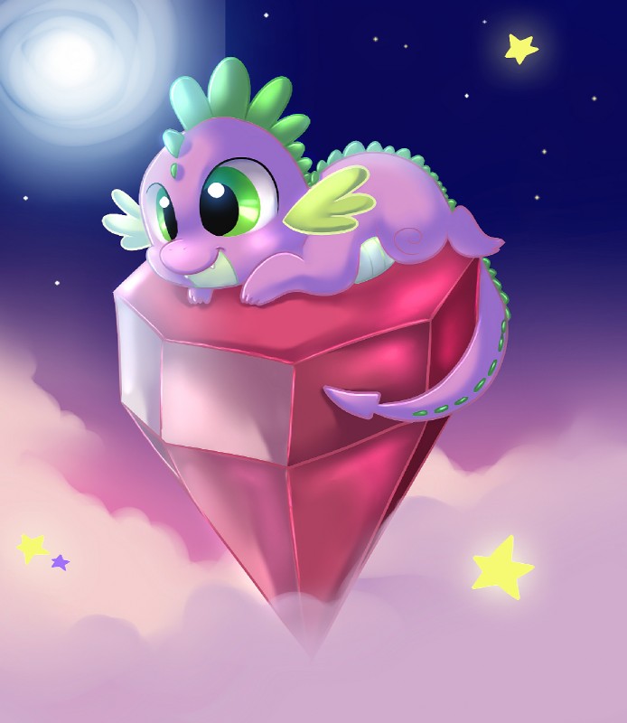 spike (friendship is magic and etc) created by silberhoernchen