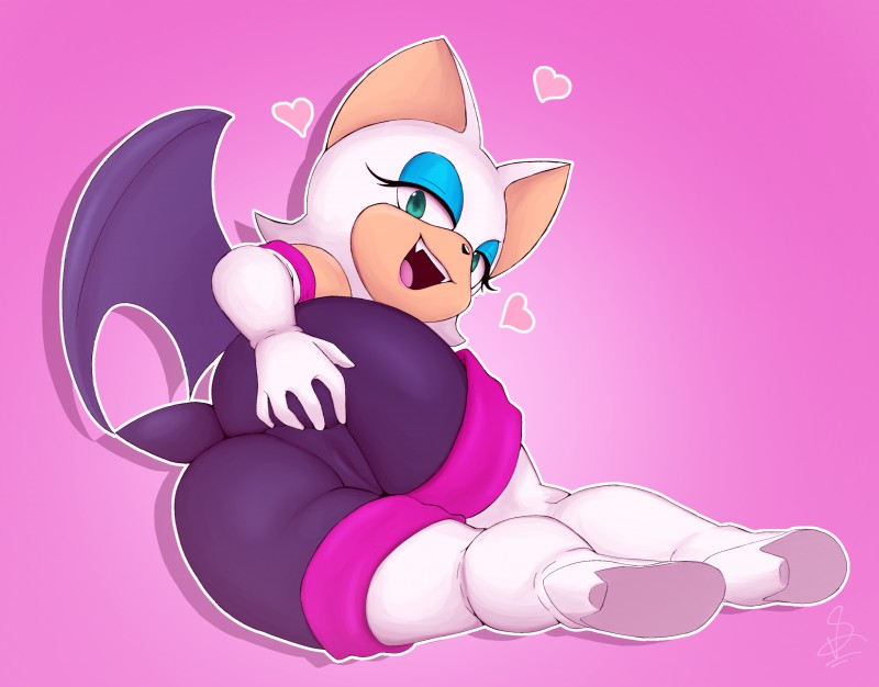 rouge the bat (sonic the hedgehog (series) and etc) created by ephemilie