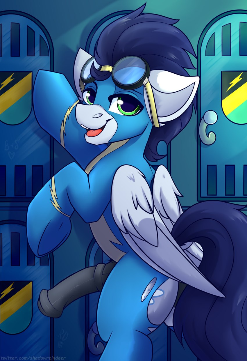 soarin and wonderbolts (friendship is magic and etc) created by shadowreindeer