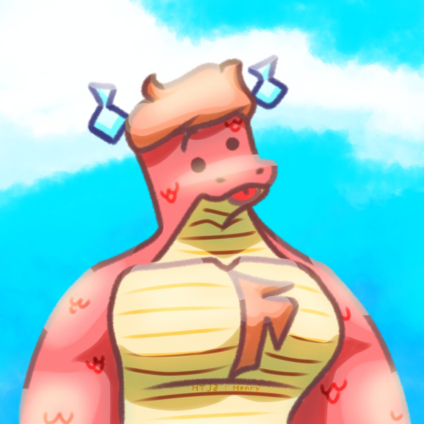 blep body_hair chest_hair cloud derp_eyes hair male moobs orange_hair recordradioblue scales sky solo tongue tongue_out mythology carmesi_rubin_(w.d-7) dragon mythological_creature mythological_scalie scalie himbo 1:1 digital_drawing_(artwork) digital_media_(artwork) hi_res watermark