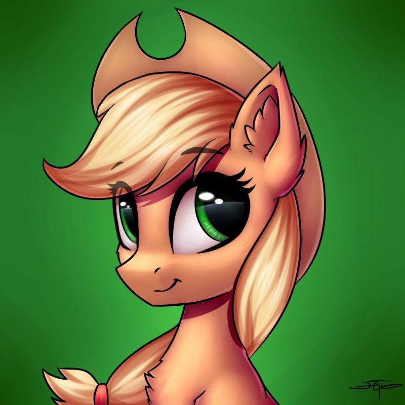 applejack (friendship is magic and etc) created by setharu