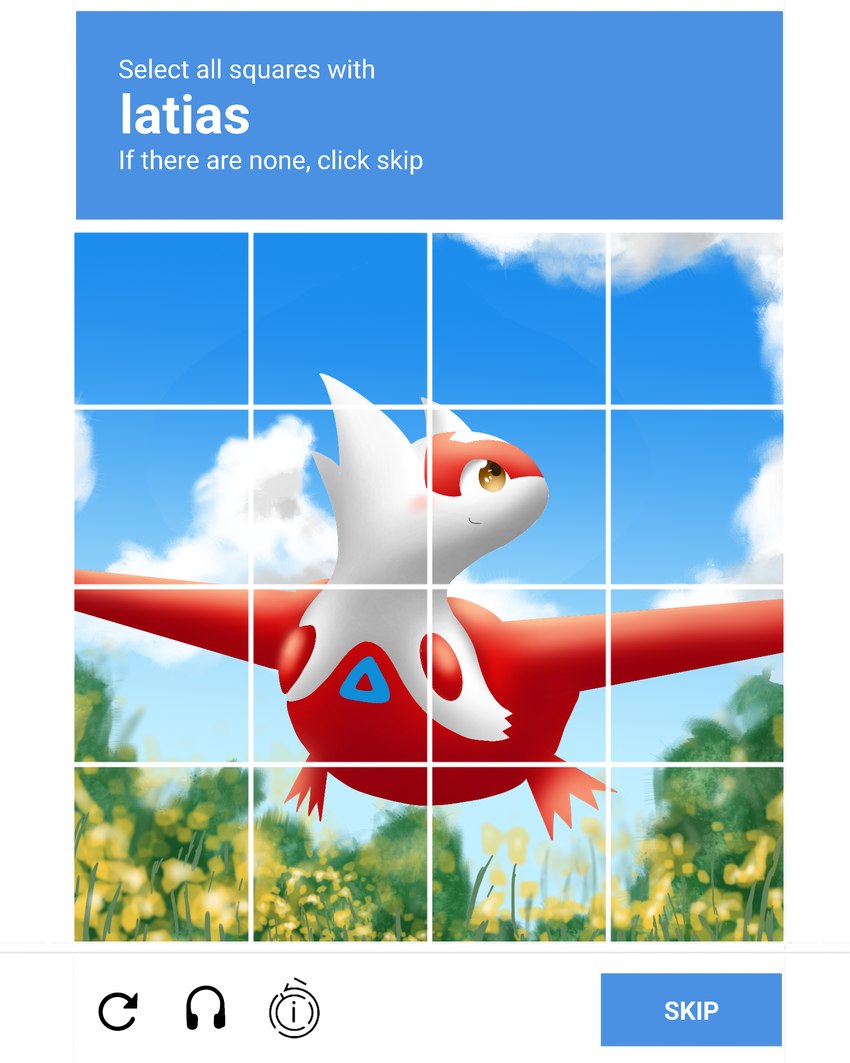 blue_sky brown_eyes cloud detailed_background female feral floral flower flying forest landscape landscape_background looking_forward multicolored_body outside plant red_body red_wings sky smile solo tree two_tone_body white_body wings yellow_flower kemo_leight captcha google nintendo pokemon generation_3_pokemon latias legendary_pokemon pokemon_(species) 4:5 hi_res