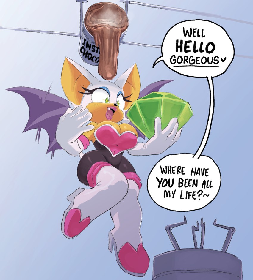 rouge the bat (sonic the hedgehog (series) and etc) created by elmer galarga