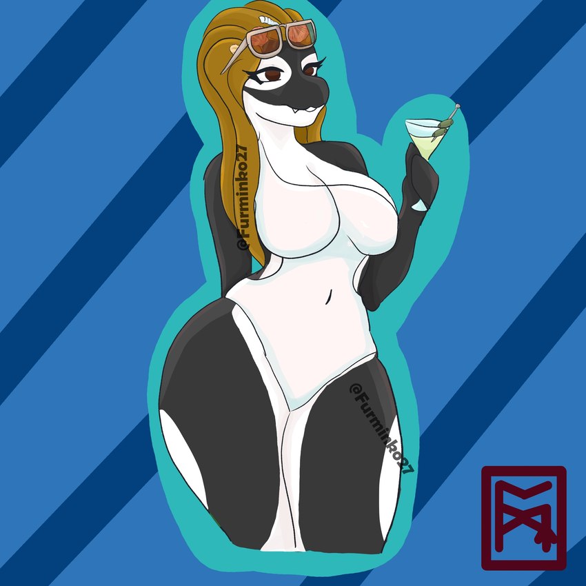 alcohol anthro beverage bikini clothing cocktail female martini orcagirl sea solo summer swimwear two-piece_swimsuit water furminko27 seagirl fan_character animal_humanoid cetacean cetacean_humanoid dolphin humanoid killerwhale mammal marine marine_humanoid oceanic_dolphin orca orca_humanoid pinniped seal toothed_whale 1:1 absurd_res hi_res