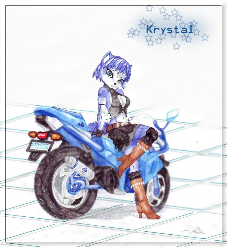 krystal (nintendo and etc) created by blackby