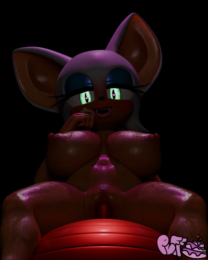 anthro ball bat_ears big_breasts bodily_fluids breasts dildo dildo_in_pussy dildo_insertion exercise_ball eyelashes eyeshadow female fur genitals glowing glowing_eyes human_skin human_skin_color looking_at_viewer makeup nude penetration pussy sex_toy sex_toy_in_pussy sex_toy_insertion solo sweat sweaty_breasts sweaty_genitalia sweaty_legs sweaty_thighs vaginal vaginal_penetration white_body white_fur puffcake nottanj_(modeler) sega sonic_the_hedgehog_(series) rouge_the_bat bat mammal 3d_(artwork) absurd_res digital_media_(artwork) hi_res