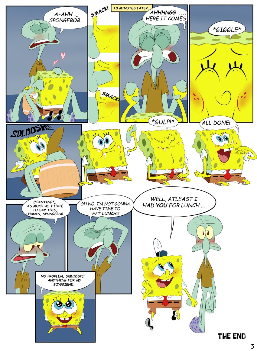 spongebob squarepants and squidward tentacles (spongebob squarepants and etc) created by yece