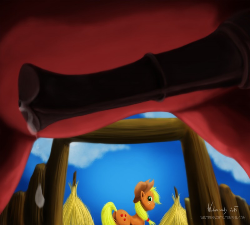 applejack and big macintosh (friendship is magic and etc) created by winternachts