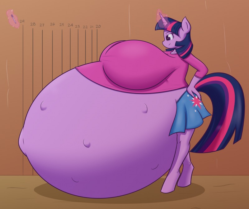 anthro anthrofied belly big_belly big_breasts bottomwear breasts clothed clothing female fetal_movement fully_clothed horn huge_breasts hyper hyper_breasts hyper_pregnancy pregnant pregnant_anthro pregnant_female shirt skirt solo topwear forfun41 friendship_is_magic hasbro my_little_pony mythology twilight_sparkle_(mlp) equid equine mammal mythological_creature mythological_equine unicorn hi_res