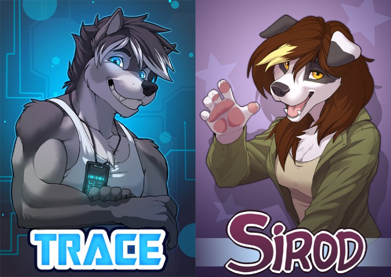 sirod and trace created by wolfy-nail