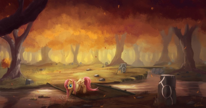 fluttershy (friendship is magic and etc) created by ajvl