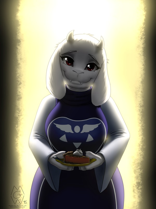 toriel (undertale (series) and etc) created by mykegreywolf