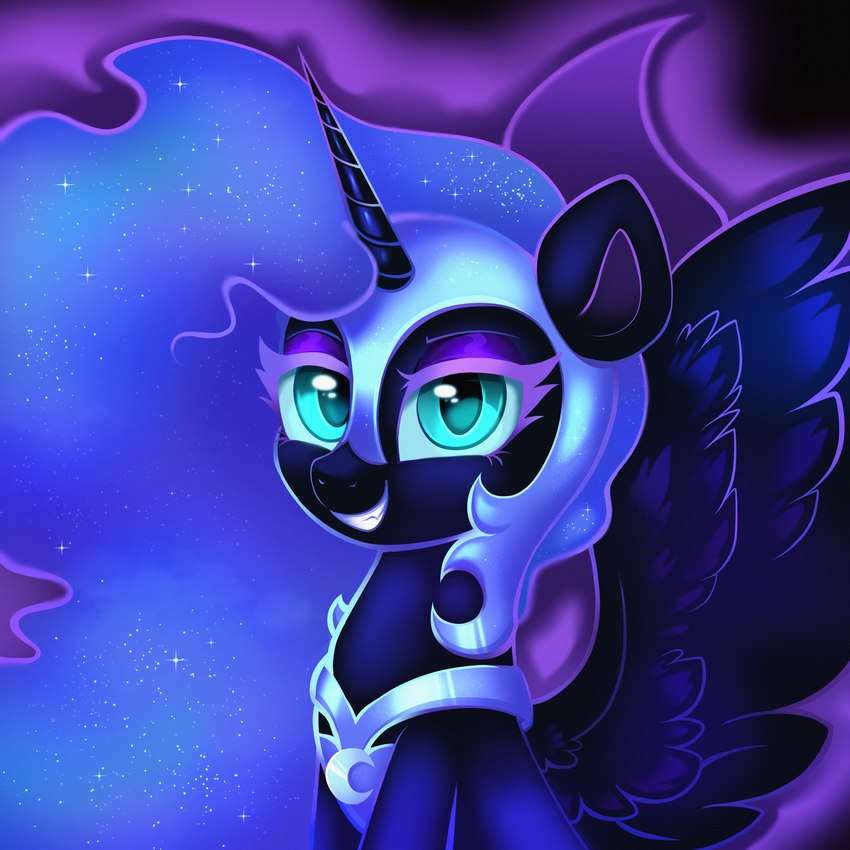 nightmare moon (friendship is magic and etc) created by confetticakez