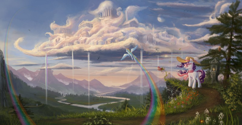 amazing_background blue_body blue_feathers blue_sky building city cloud cloudsdale column cutie_mark detailed_background evergreen_tree eyewear feathered_wings feathers female feral field flower flying fog forest glasses grass greek green_eyes group hair horn lamp landscape lantern long_hair male moon mountain multicolored_hair nature outside pine_tree plant rainbow rainbow_hair rock scarf scenery sky tree water waterfall wings devinian friendship_is_magic hasbro my_little_pony mythology rainbow_dash_(mlp) rarity_(mlp) spike_(mlp) dragon equid equine mammal mythological_creature mythological_equine mythological_scalie pegasus rodent scalie sciurid tree_squirrel unicorn 2013 absurd_res detailed hi_res