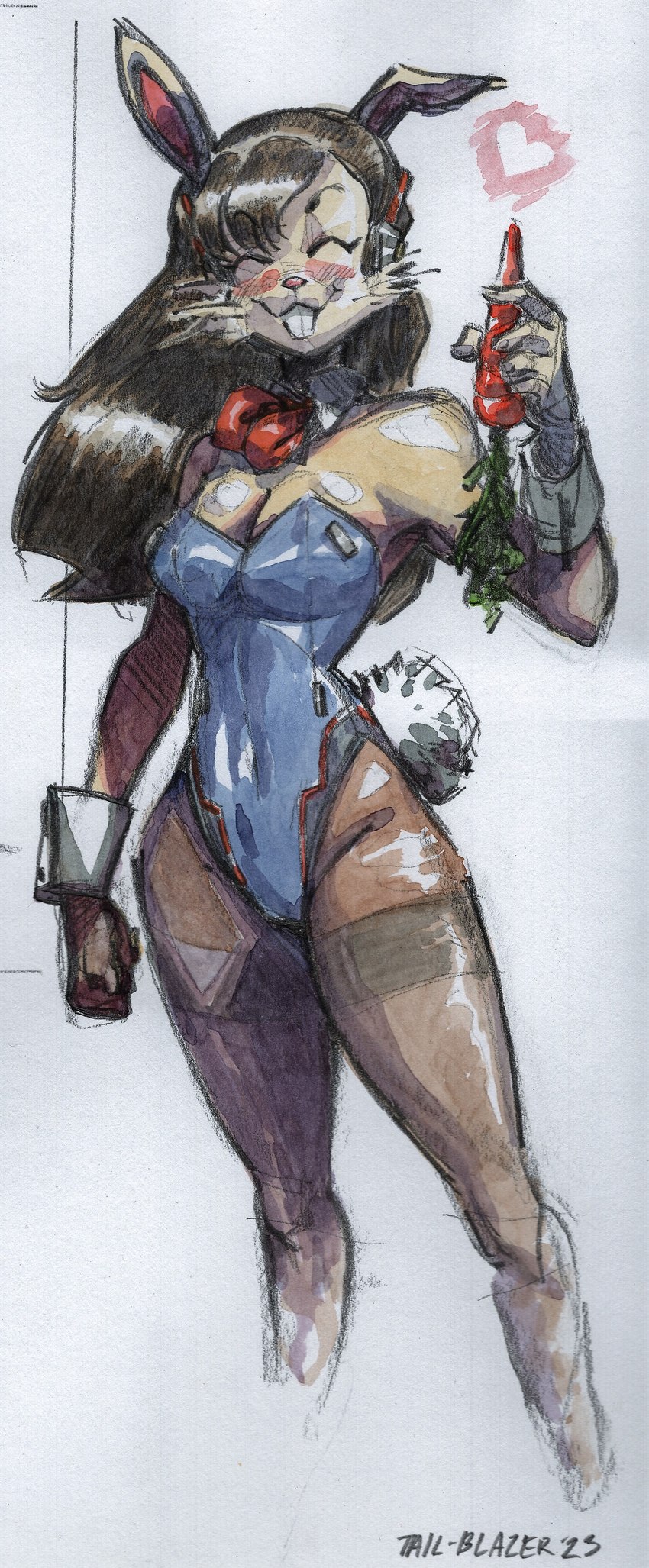 d.va (blizzard entertainment and etc) created by tail-blazer