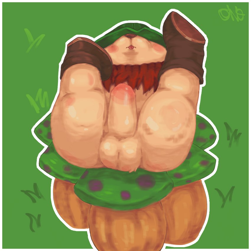 anthro fungus genitals humanoid_genitalia humanoid_penis male mushroom penis solo young young_anthro young_male onojeff league_of_legends riot_games tencent teemo_(lol) yordle 1:1