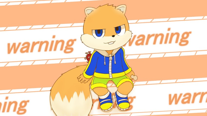 anthro bat_(object) blue_eyes blush bottomwear clenched_teeth clothing footwear fur hand_on_hip holding_bat holding_object holding_weapon hoodie long_tail male nailed_bat orange_body orange_fur shorts smug solo tail teeth text topwear weapon roshu39 conker's_bad_fur_day rareware conker 16:9 2019 colored english_text hi_res widescreen