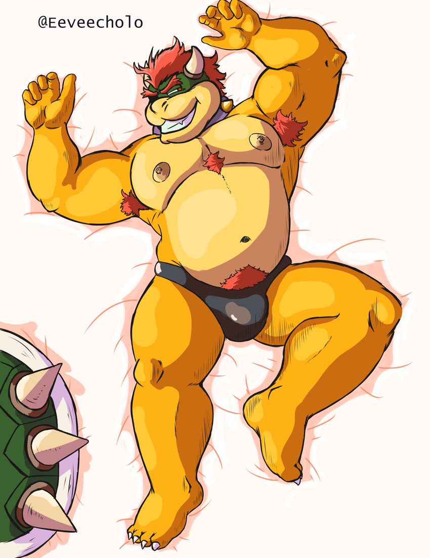 bowser (mario bros and etc) created by eeveecholo