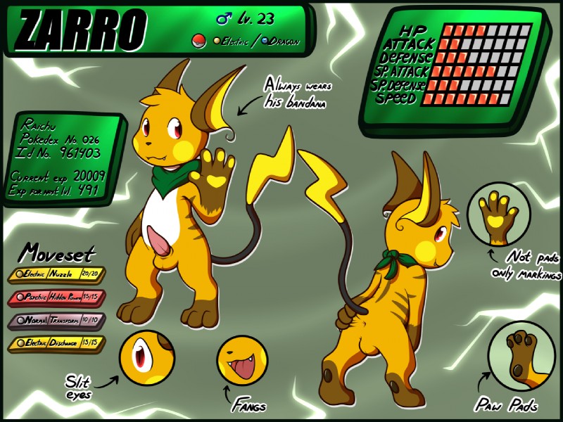 fan character and zarro (nintendo and etc) created by vitrex