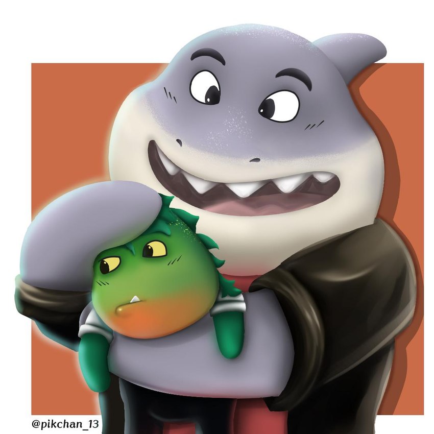 mr. piranha and mr. shark (the bad guys and etc) created by pikchan 13