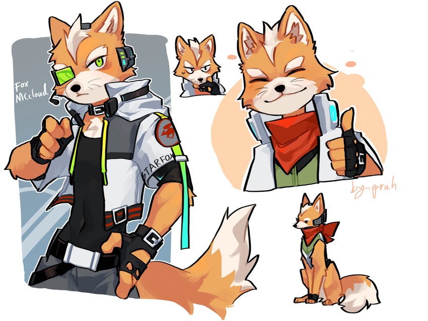 fox mccloud (nintendo and etc) created by pruh