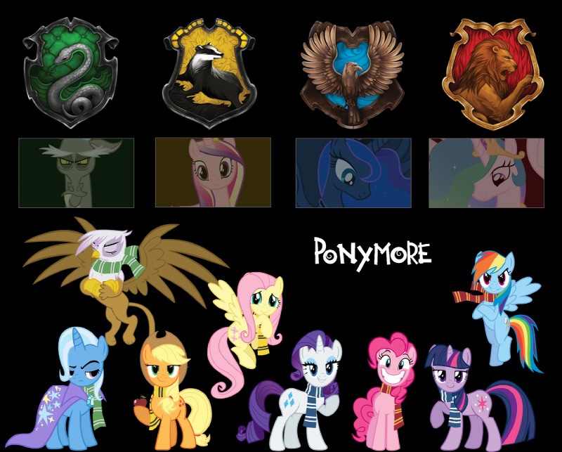 beak blonde_hair blue_body blue_eyes blue_feathers blue_fur blue_hair brown_body brown_feathers clothing cutie_mark feathered_wings feathers female feral fur green_eyes group gryffindor hair hat headgear headwear horn hufflepuff long_hair looking_at_viewer male multicolored_hair pink_hair pottermore purple_body purple_eyes purple_fur purple_hair rainbow_hair ravenclaw scarf slytherin smile tail white_body white_feathers wings reina-kitsune_(artist) friendship_is_magic harry_potter_(series) hasbro my_little_pony mythology applejack_(mlp) discord_(mlp) fluttershy_(mlp) gilda_(mlp) pinkie_pie_(mlp) princess_cadance_(mlp) princess_celestia_(mlp) princess_luna_(mlp) rainbow_dash_(mlp) rarity_(mlp) trixie_(mlp) twilight_sparkle_(mlp) avian chimera draconequus earth_pony equid equine gryphon horse human mammal mythological_avian mythological_creature mythological_equine pegasus pony unicorn winged_unicorn crossover hi_res