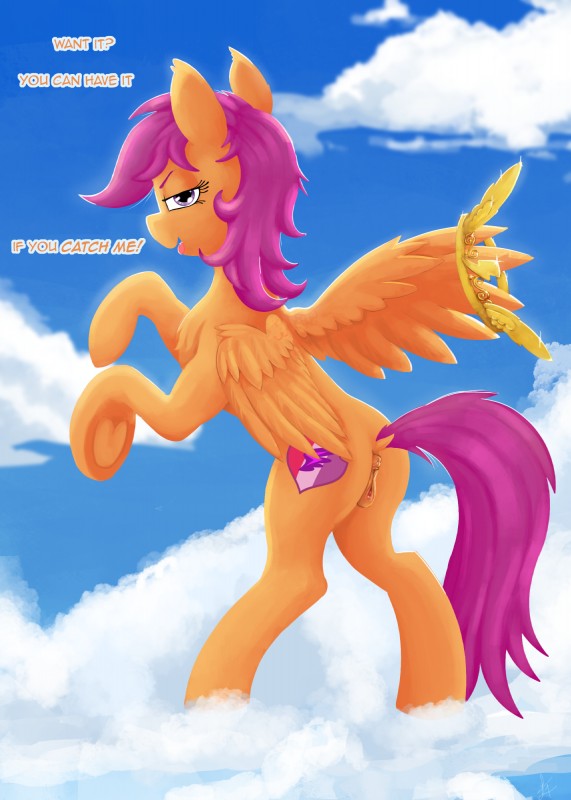 cutie_mark female feral genitals nude open_mouth pussy solo wings gab0o0 friendship_is_magic hasbro my_little_pony scootaloo_(mlp) equid equine horse mammal pony 2019 absurd_res digital_media_(artwork) hi_res