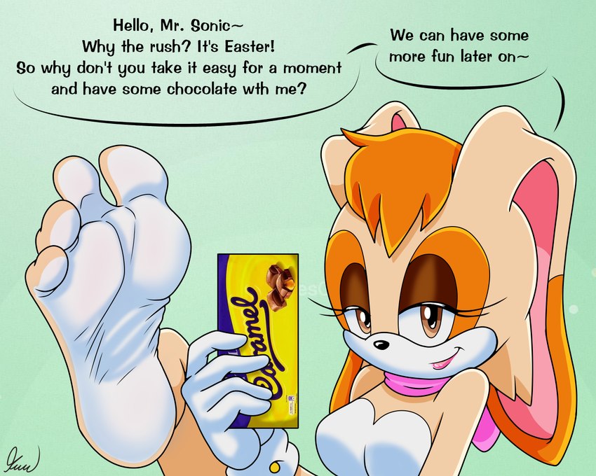 vanilla the rabbit (sonic the hedgehog (series) and etc) created by skoufidios