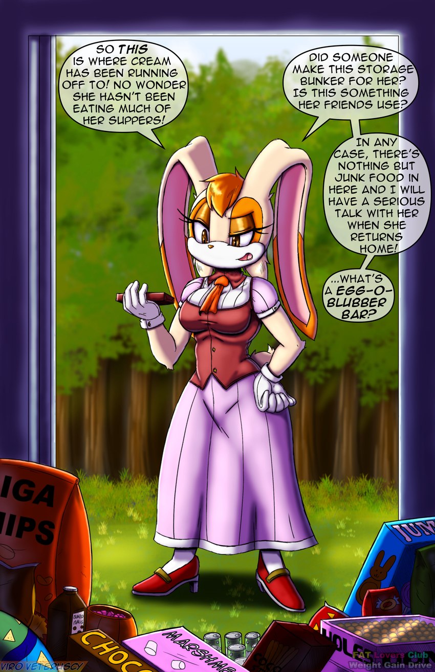 vanilla the rabbit (sonic the hedgehog (series) and etc) created by viroveteruscy