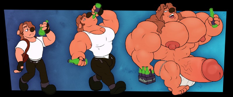 chad (goof troop and etc) created by rubberskunktoo