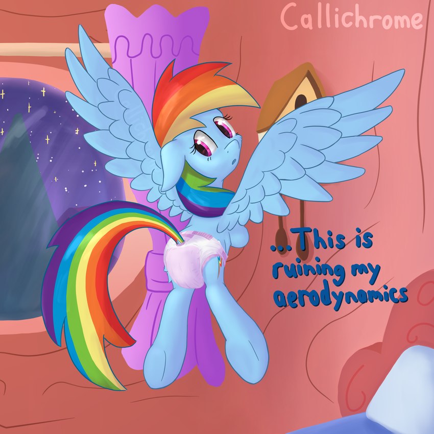 rainbow dash (friendship is magic and etc) created by callichrome