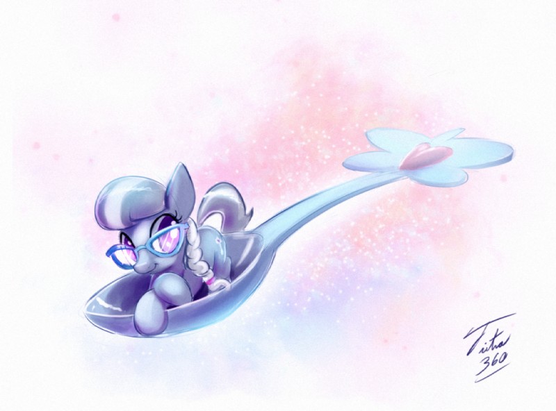 silver spoon (friendship is magic and etc) created by tsitra360
