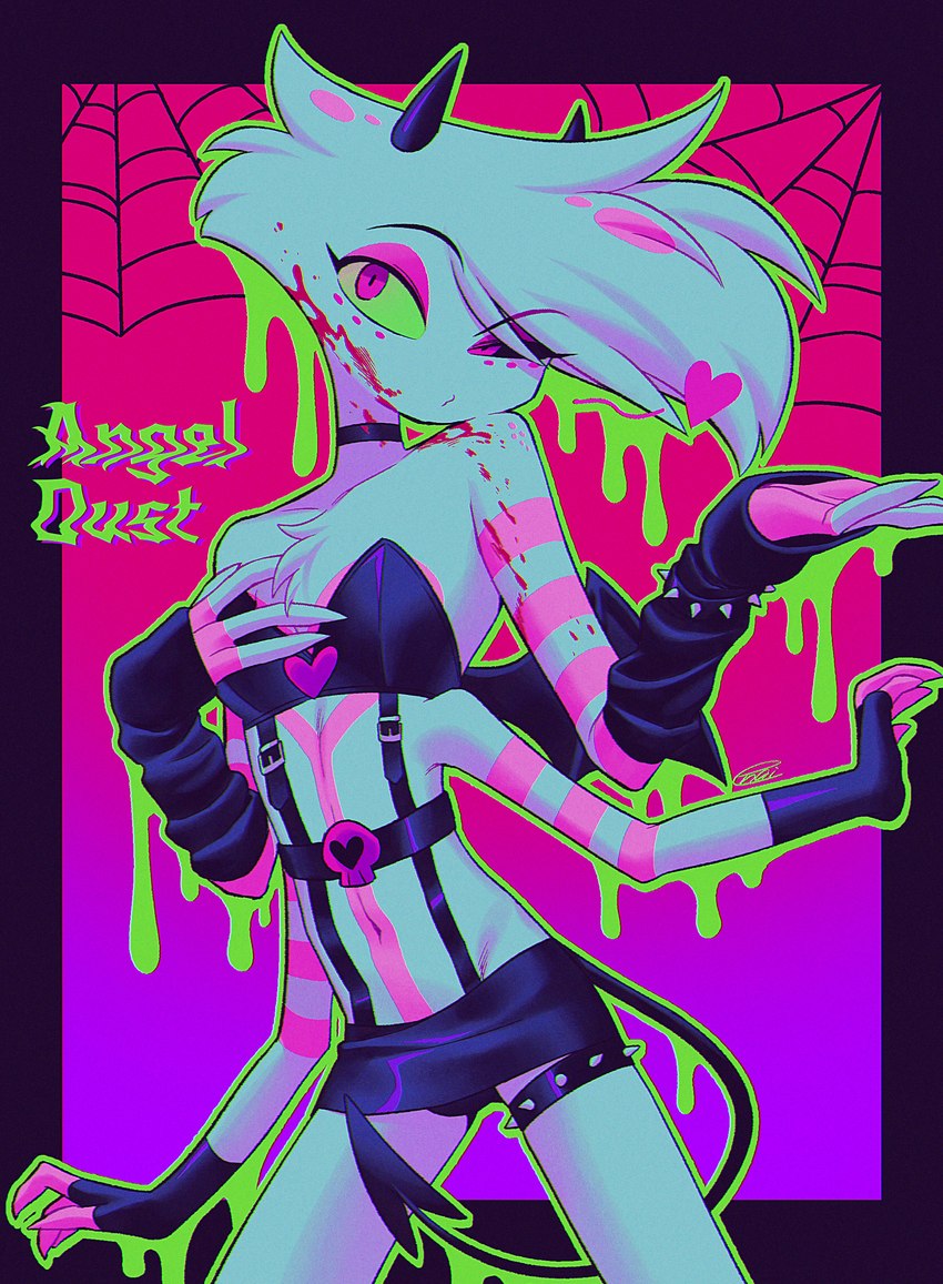 angel dust (hazbin hotel) created by enaic31