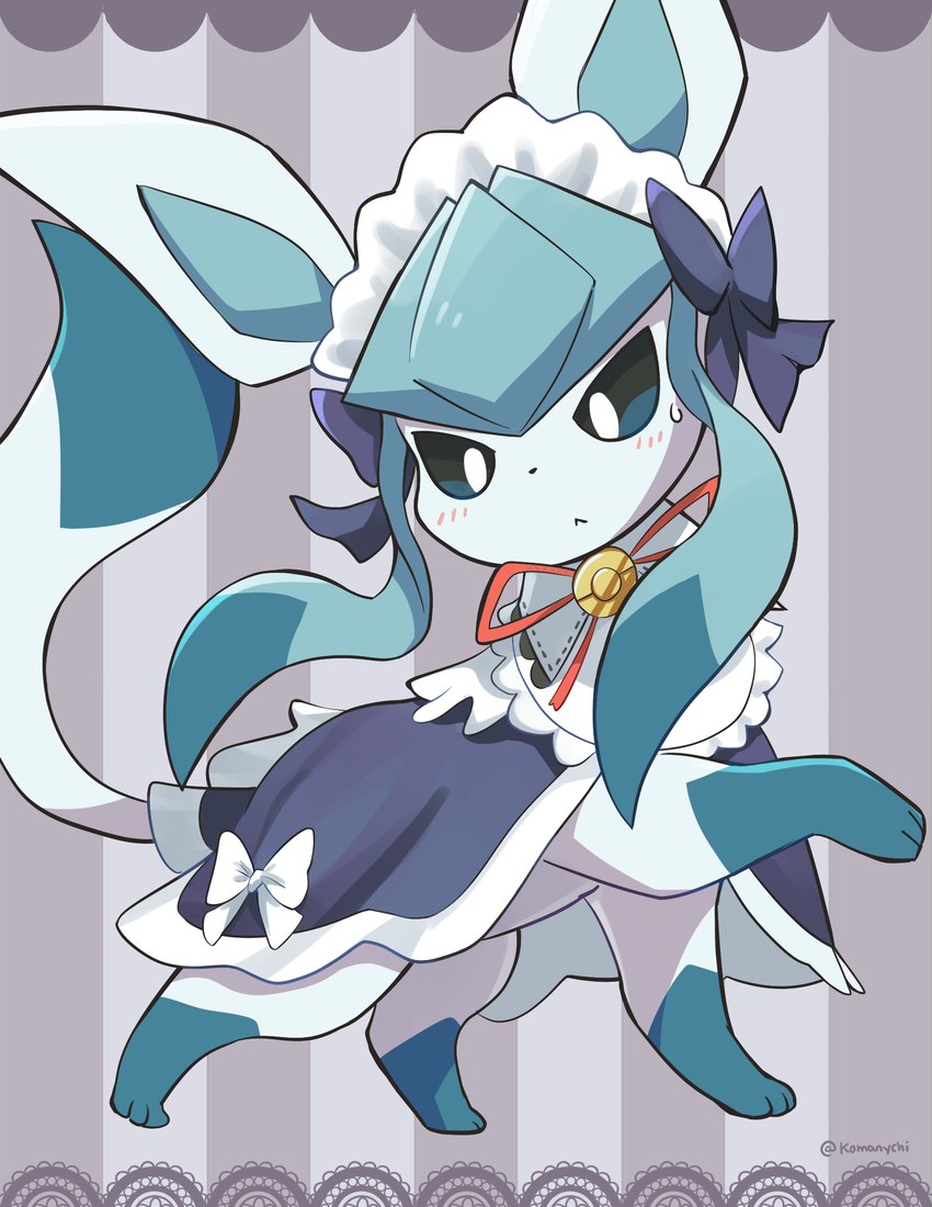 tea party style glaceon (pokemon unite and etc) created by komanyachi