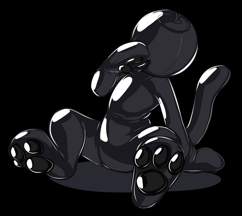 3_toes ambiguous_gender anthro ball_hood black_pawpads featureless_crotch feet glistening hindpaw latex pawpads paws simple_background solo toes toony transparent_background tallarra domestic_cat felid feline felis mammal 2020 alpha_channel digital_drawing_(artwork) digital_media_(artwork) hi_res