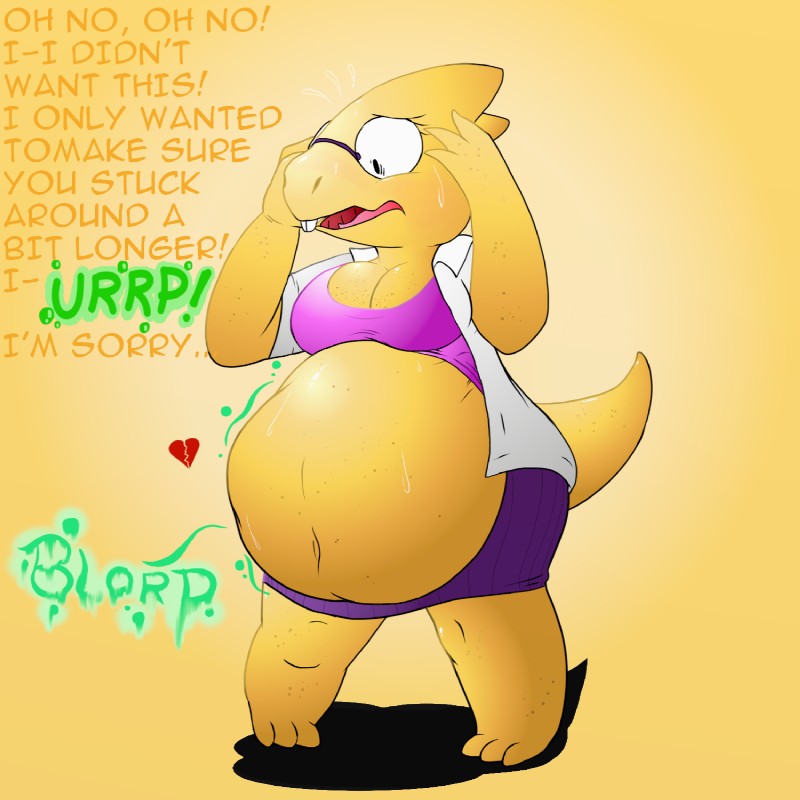 alphys (undertale (series) and etc) created by brohan