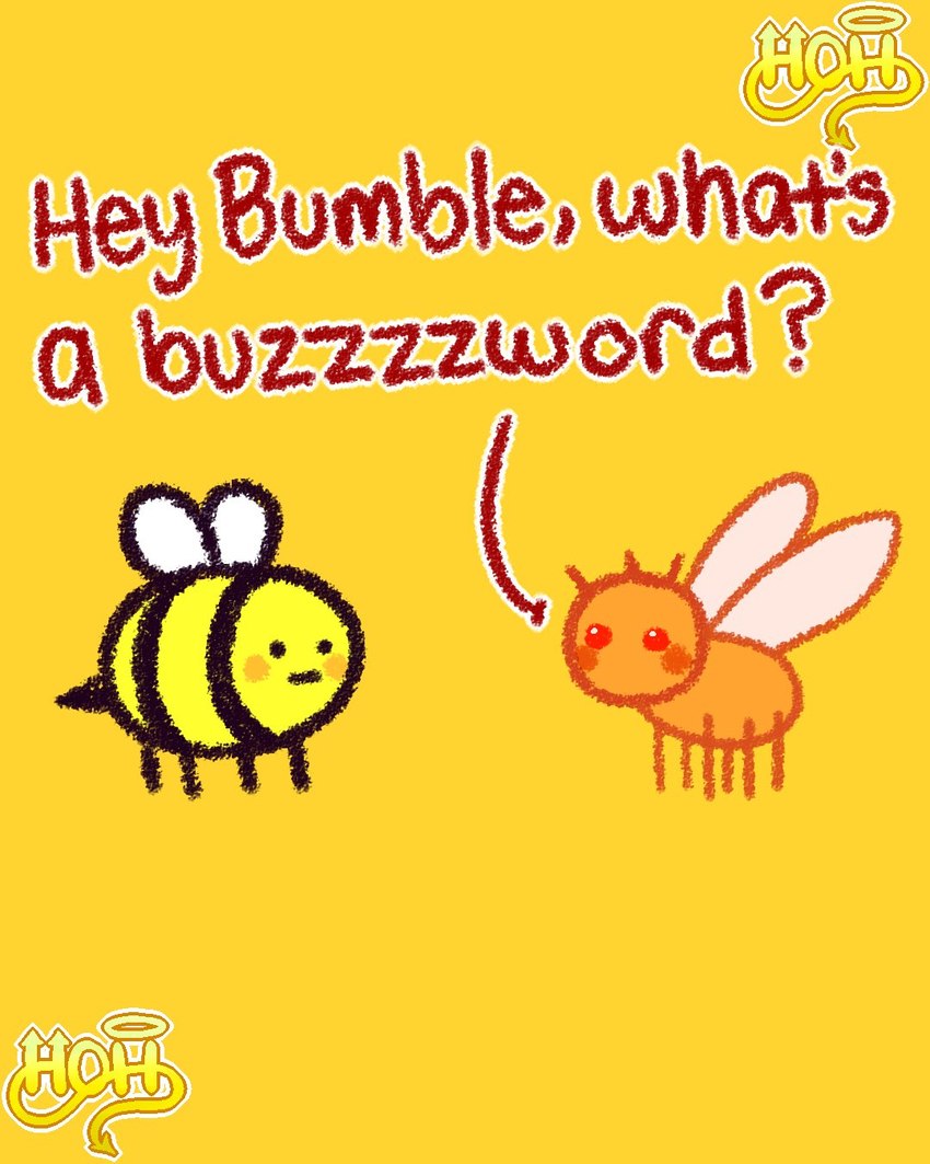 bumble and fruit created by hornsonhalos