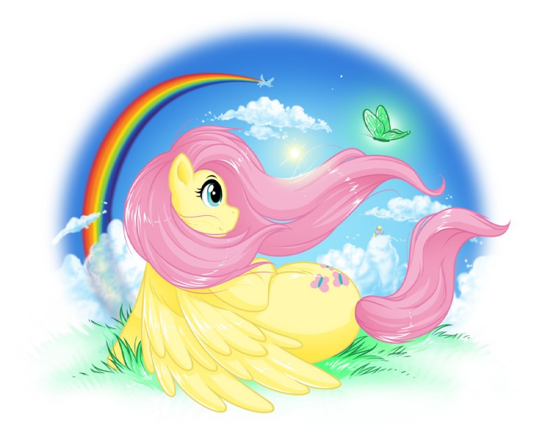 derpy hooves, fluttershy, and rainbow dash (friendship is magic and etc) created by tom fischbach