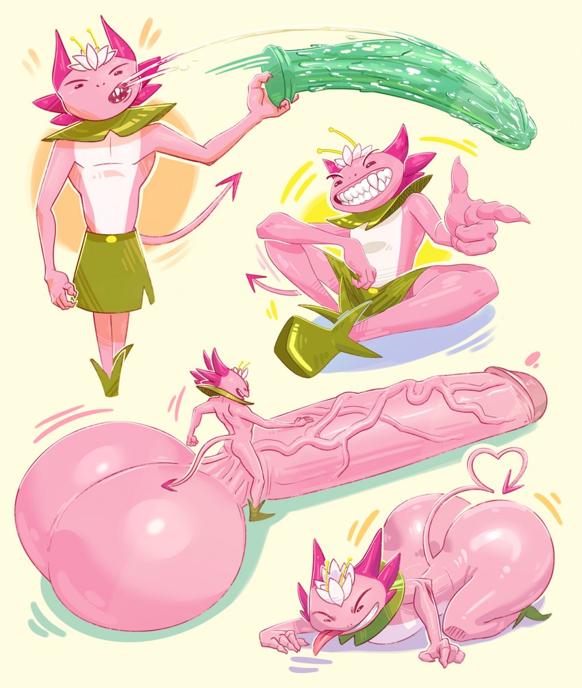 anthro balls big_balls big_butt big_penis butt dildo genitals hair huge_balls huge_butt huge_penis humanoid_genitalia humanoid_penis hyper hyper_balls hyper_dildo hyper_genitalia hyper_penis male penis pink_body saliva_on_dildo sex_toy solo white_hair lotolotl loto_(lotolotl) amphibian axolotl marine mole_salamander salamander hi_res