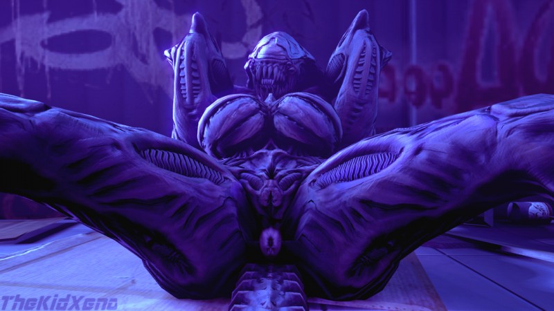 anus breasts butt eyeless female genitals not_furry nude open_mouth pussy sharp_teeth solo teeth thekidxeno xeup36 alien_(franchise) excella alien humanoid mammal monster xenomorph 16:9 3d_(artwork) digital_media_(artwork) hi_res source_filmmaker_(artwork) widescreen