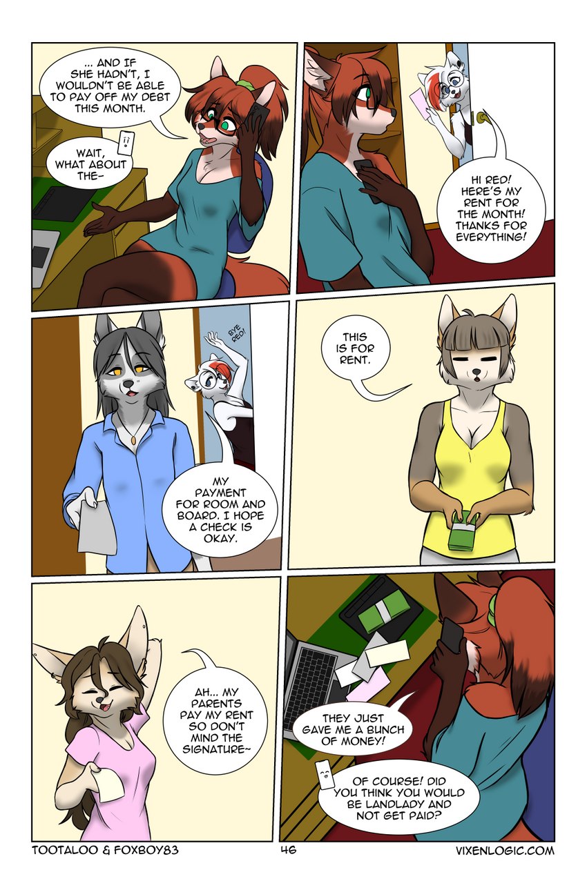 arctica, ferra, marble, red, and zerda (vixen logic) created by foxboy83