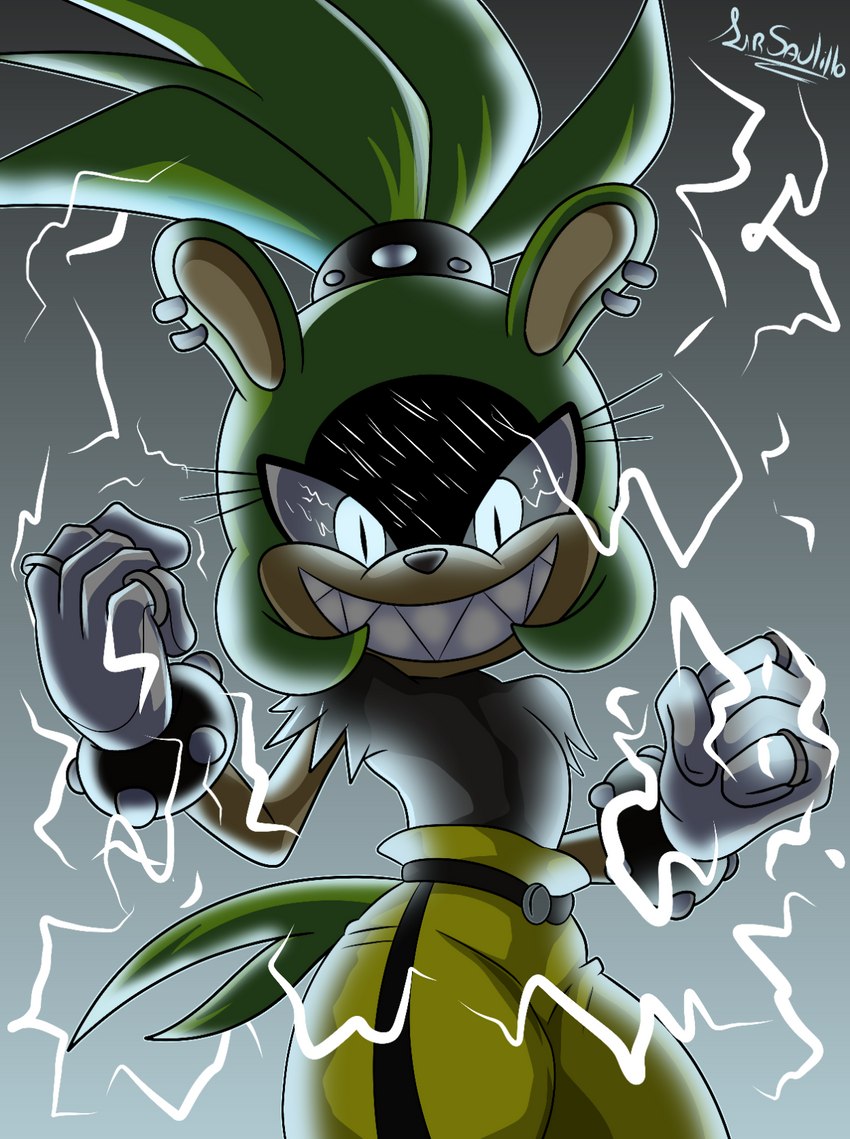 surge the tenrec (sonic the hedgehog (comics) and etc) created by sirjzau